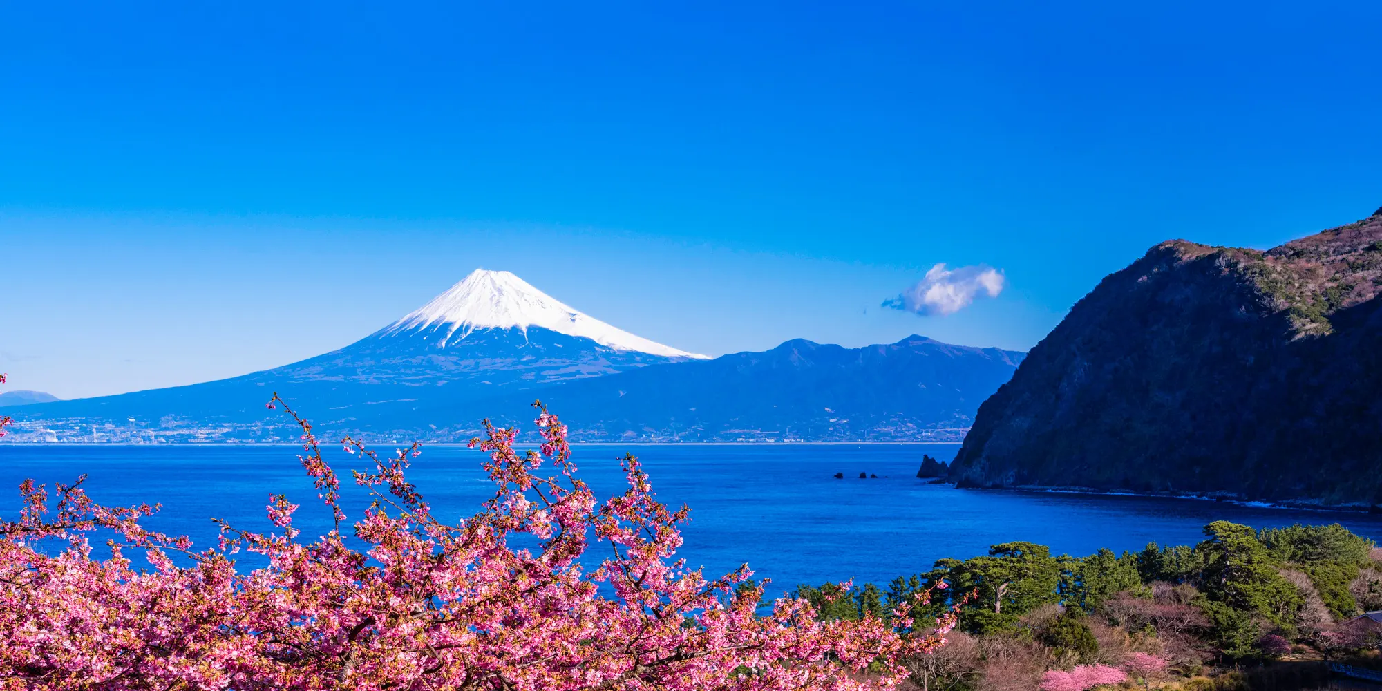 Mt.Fuji seen from Numazu