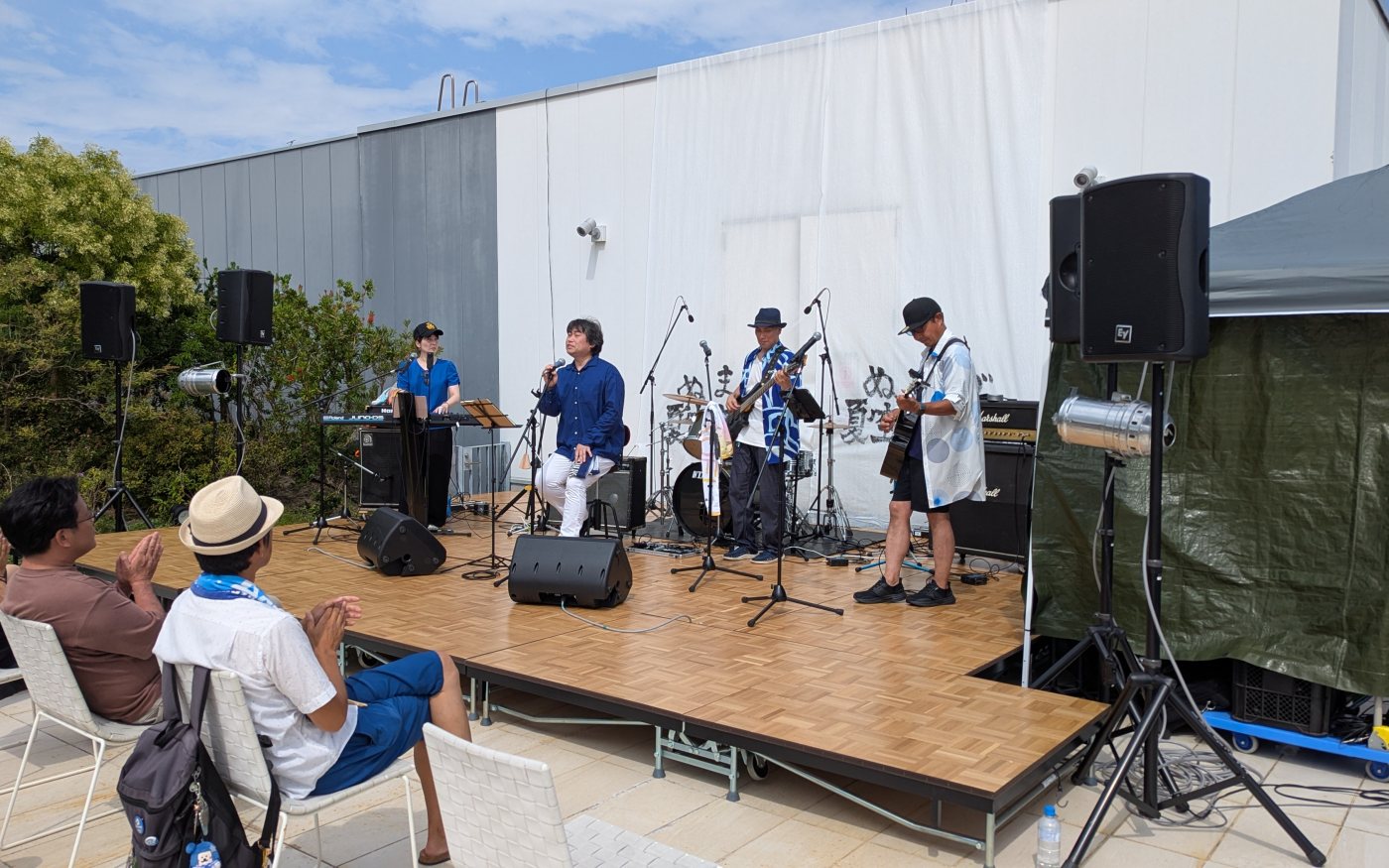 2025年のぬまづ夏空音楽祭のようす