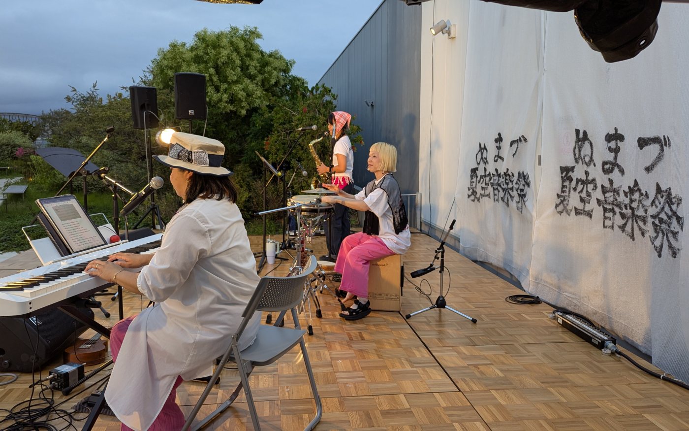 2025年のぬまづ夏空音楽祭のようす