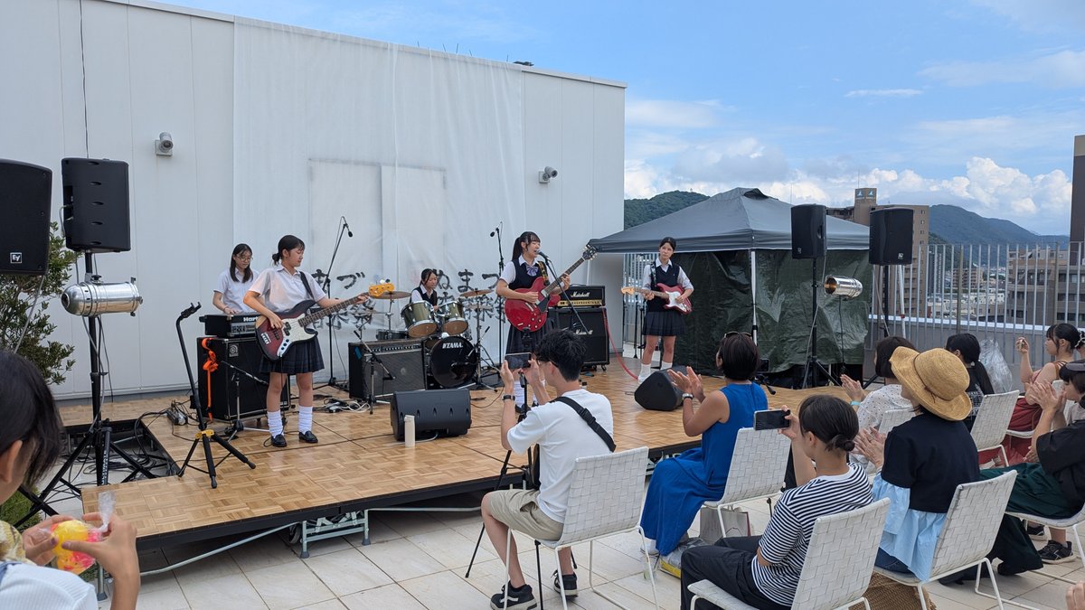 2025年のぬまづ夏空音楽祭のようす